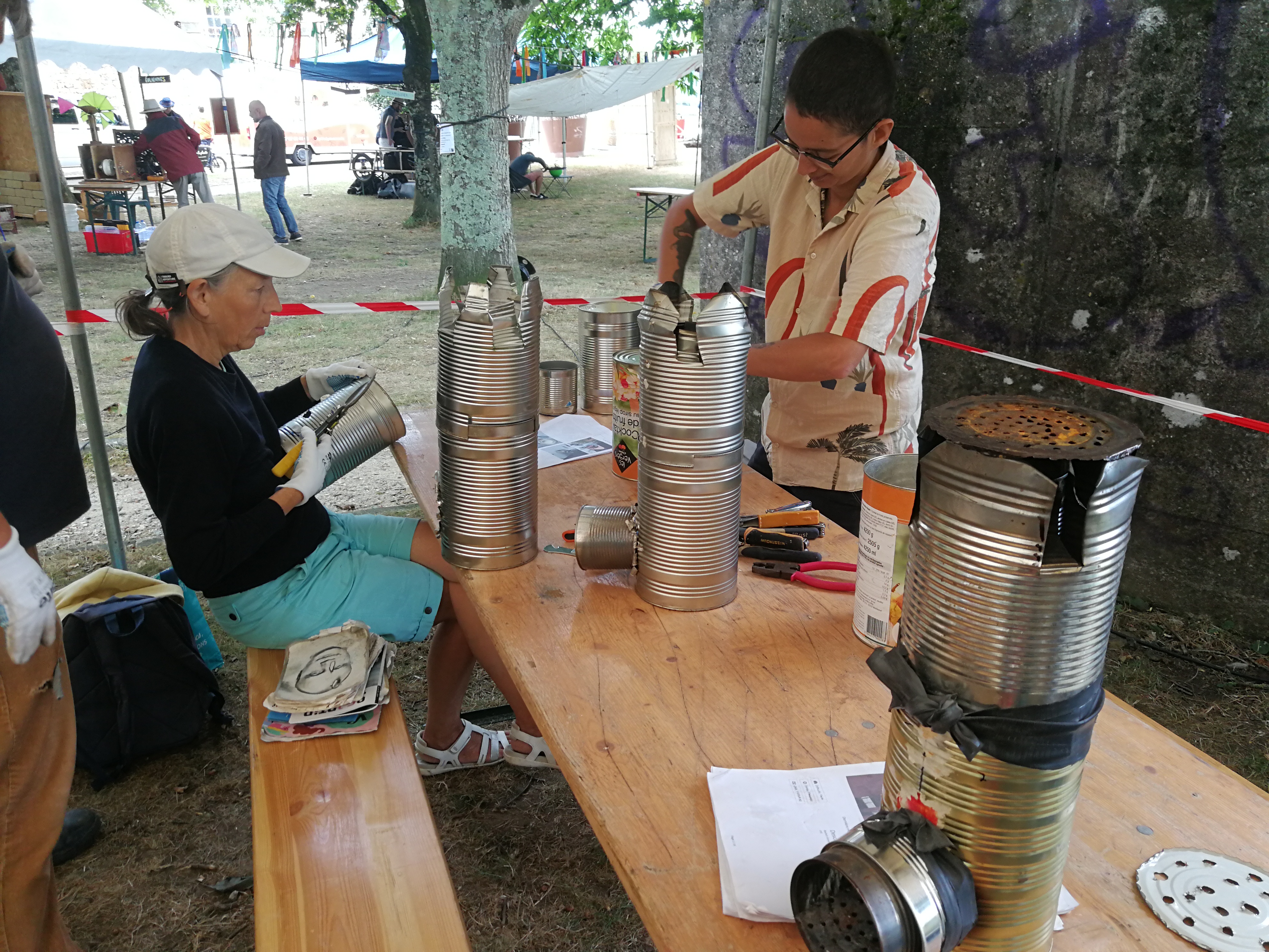 RETOUR SUR LE WEEK-END DE CHANTIERS LOW-TECH